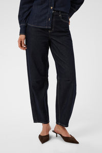 KAGHITA BARREL JEANS dark jeans