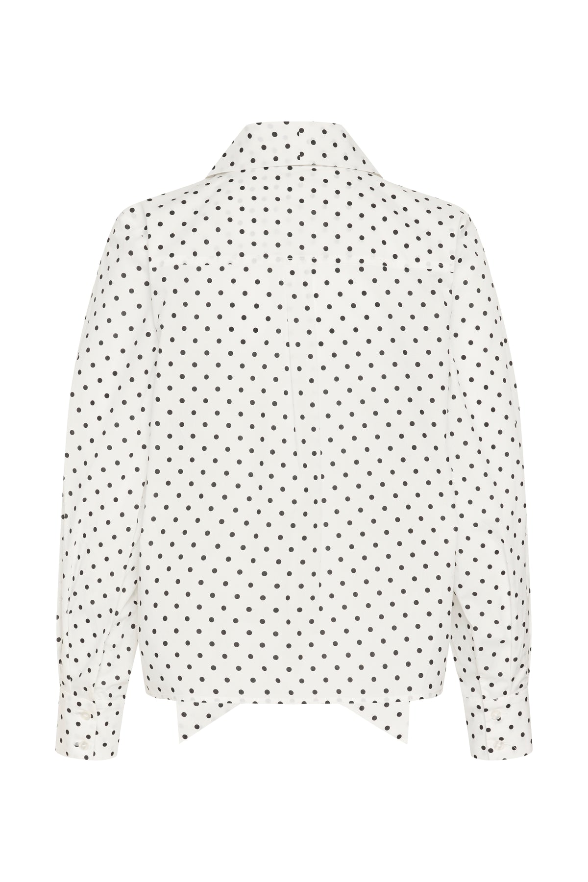 KAMILLY SHIRT zwart/wit dot
