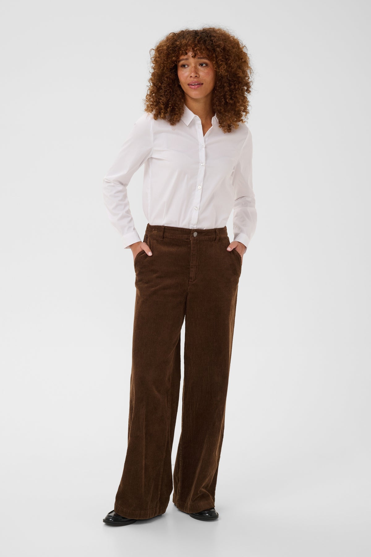 KASELLA CORDUROY PANTS bruin