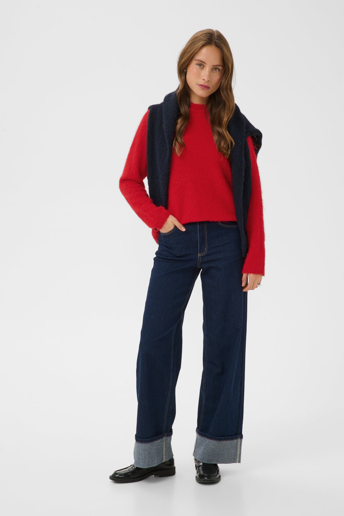 KAJORDAN KNIT PULL rood
