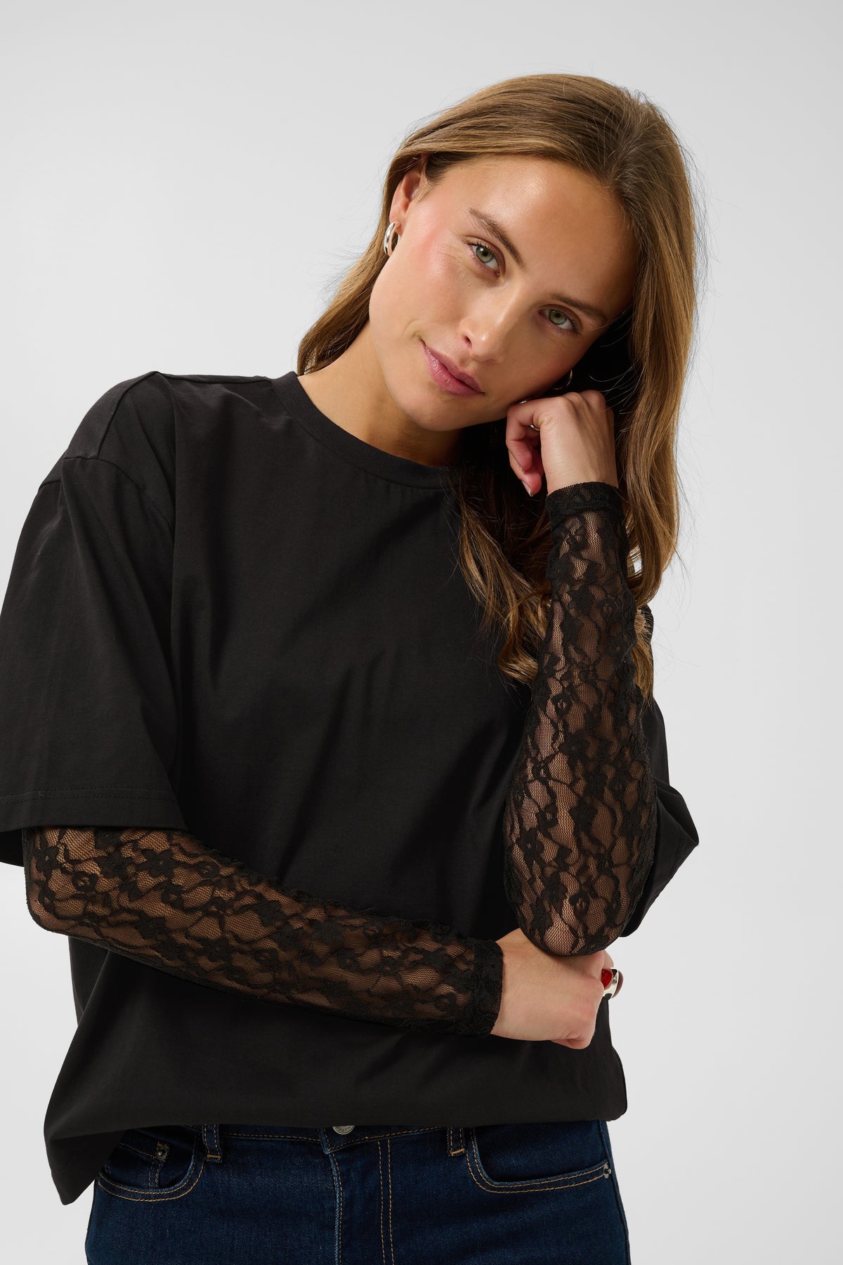 KADORA SHIRT zwart