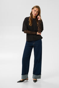 KADORA SHIRT zwart
