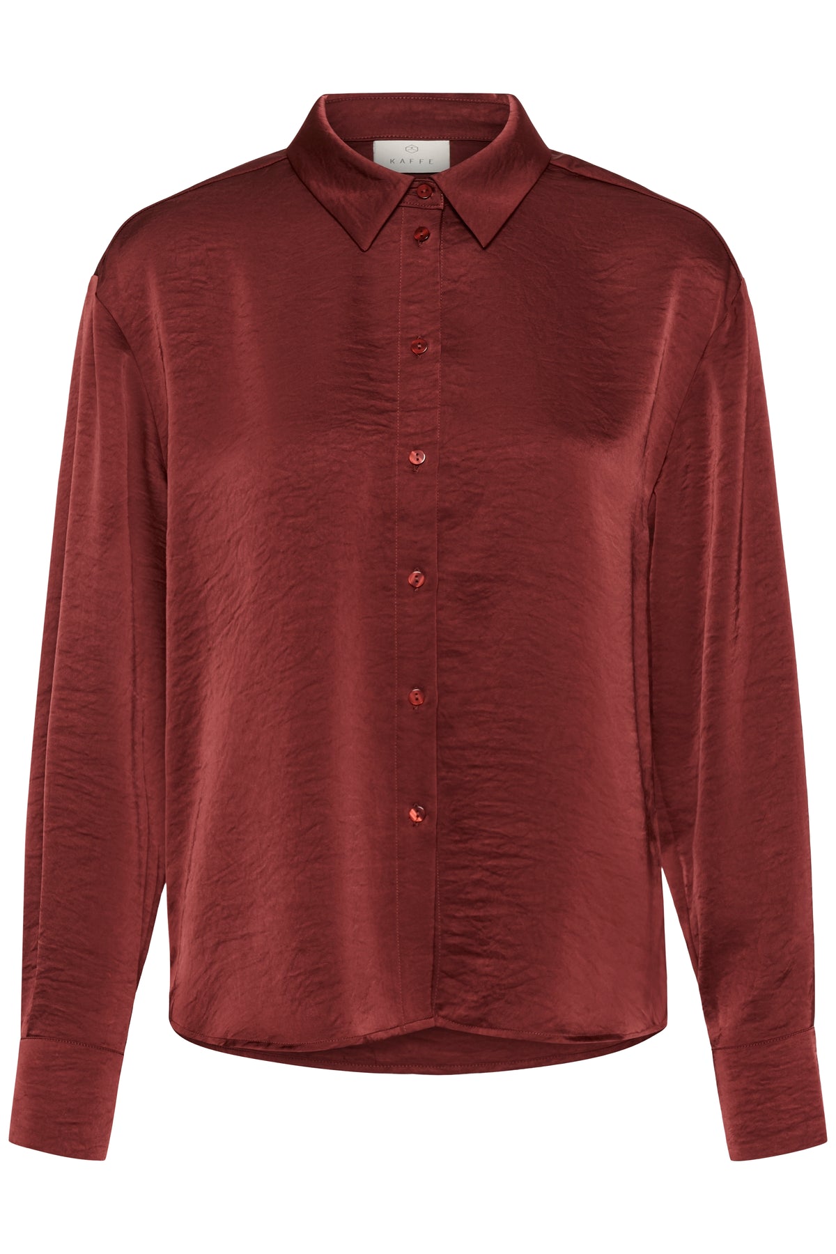 KARORY CROPPED SHIRT bordeaux
