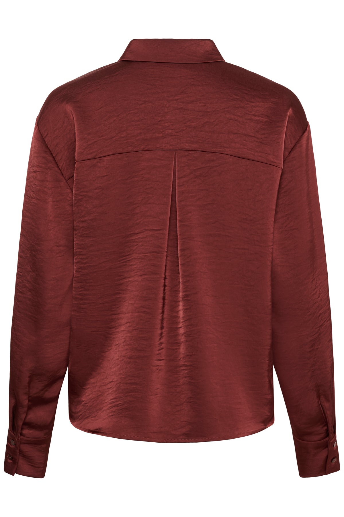 KARORY CROPPED SHIRT bordeaux