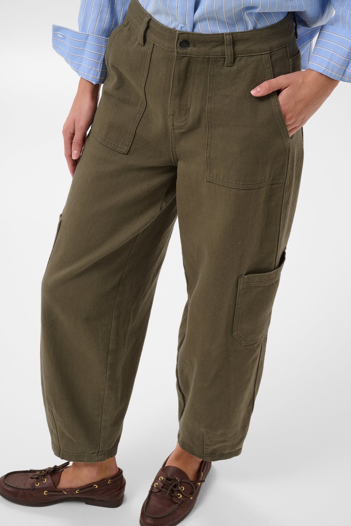 KALILANO CARGO PANTS kaki
