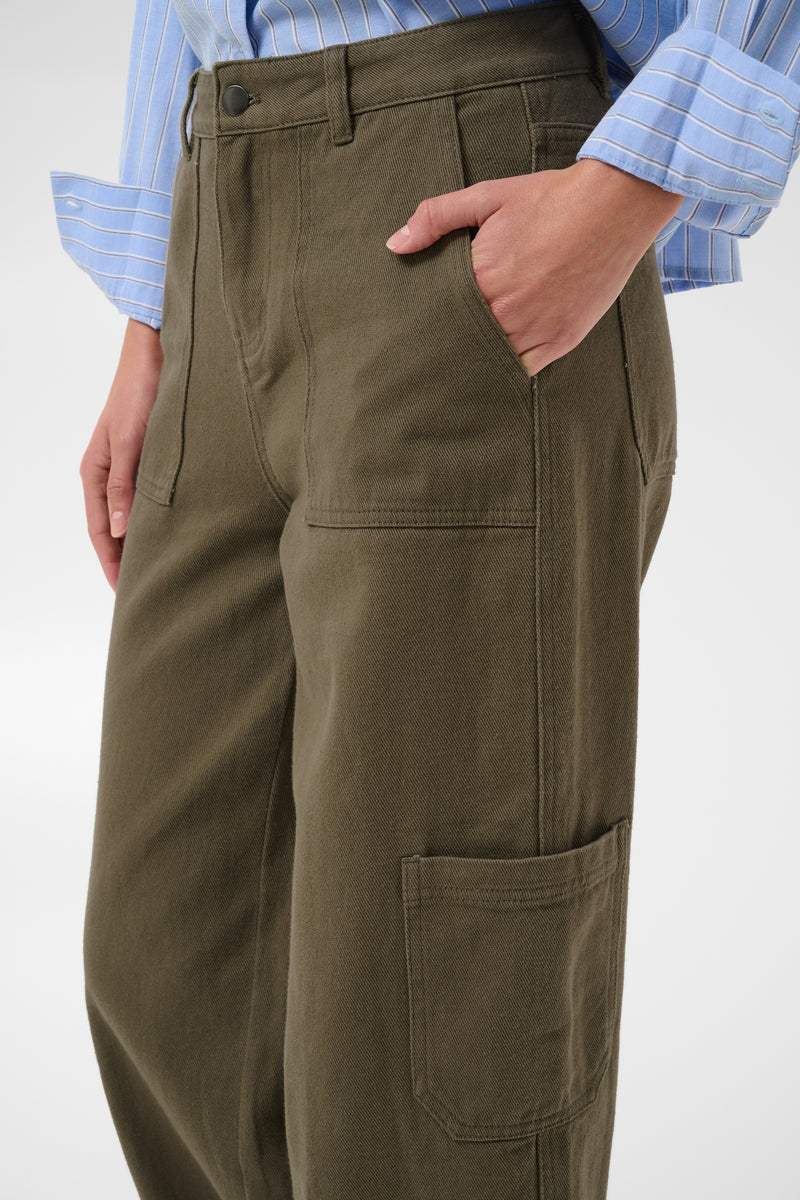 KALILANO CARGO PANTS kaki