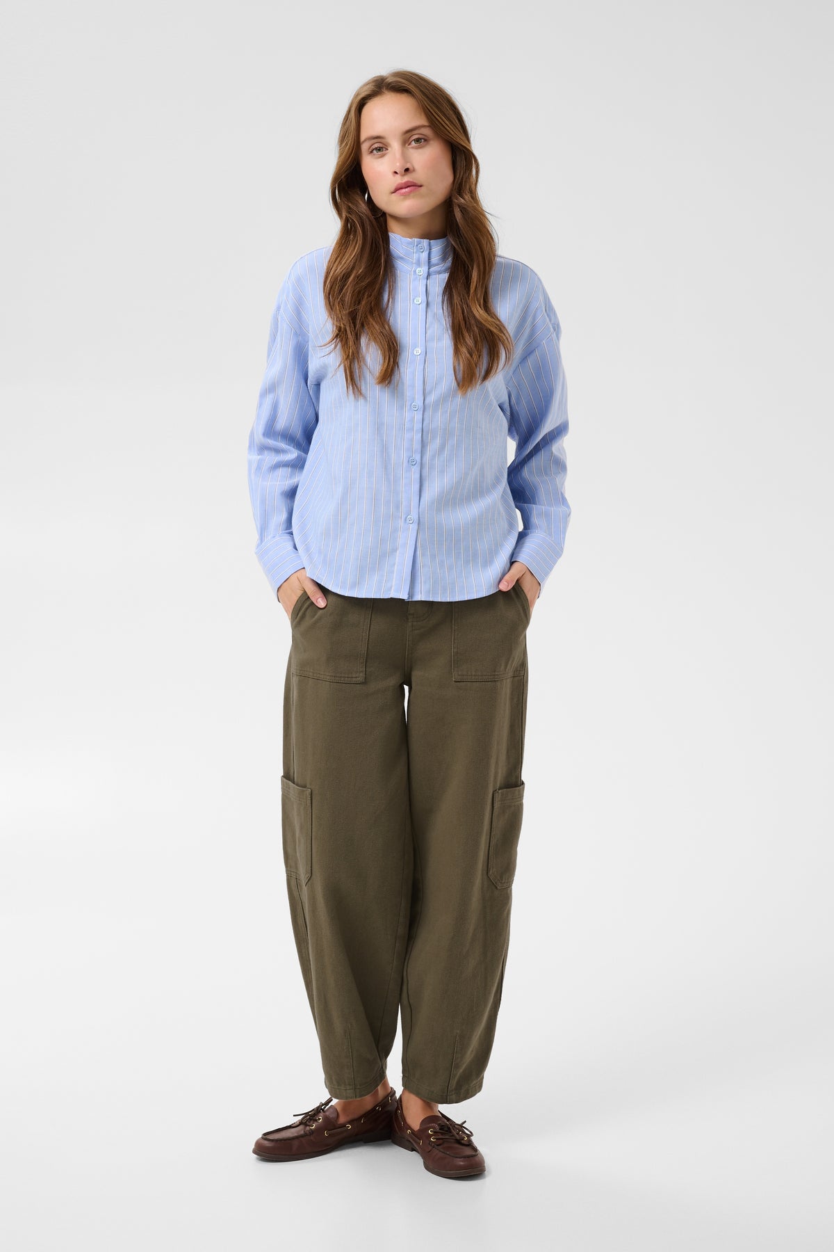 KALILANO CARGO PANTS kaki