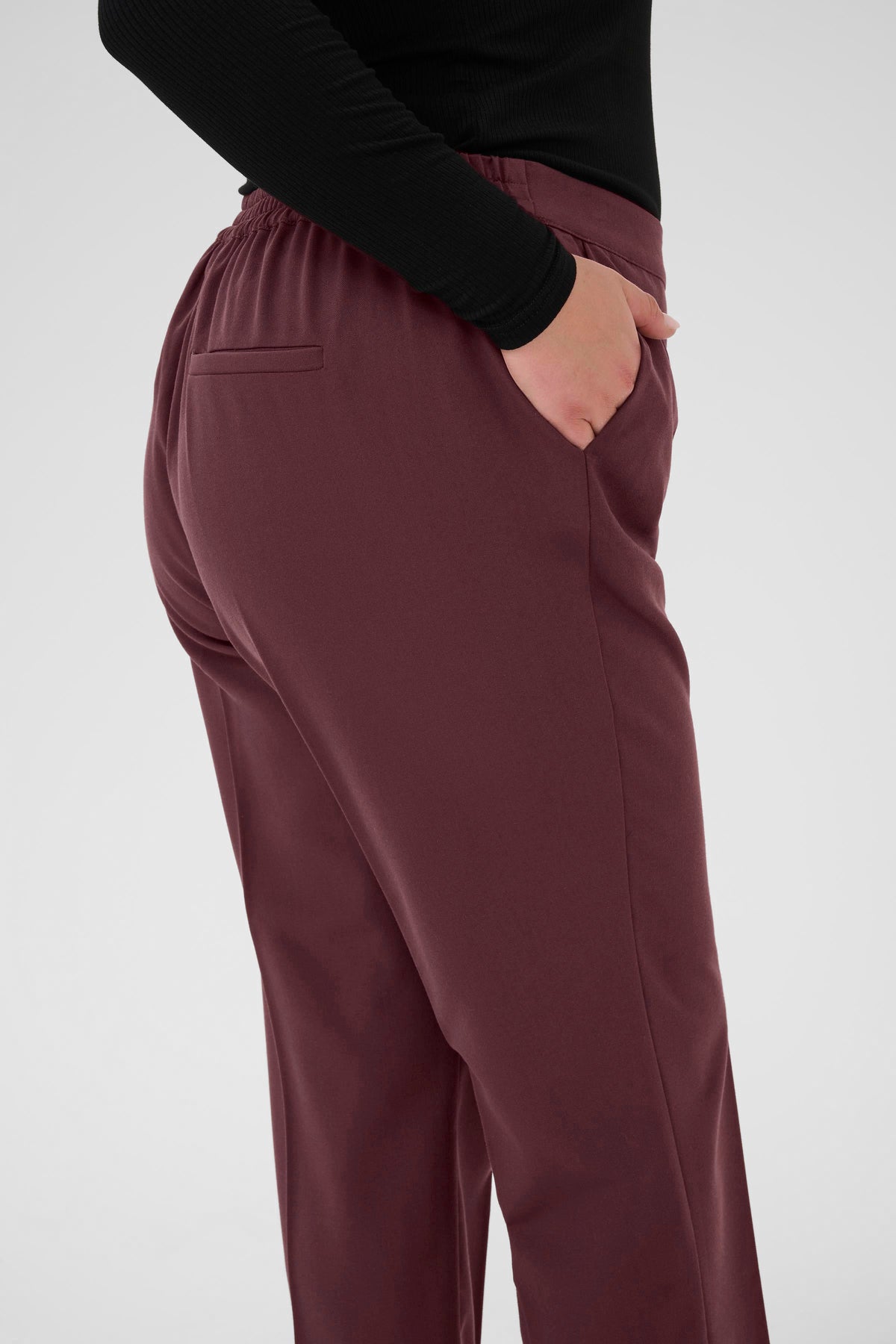 KCSAKIRA CROPPED PANTS fudge