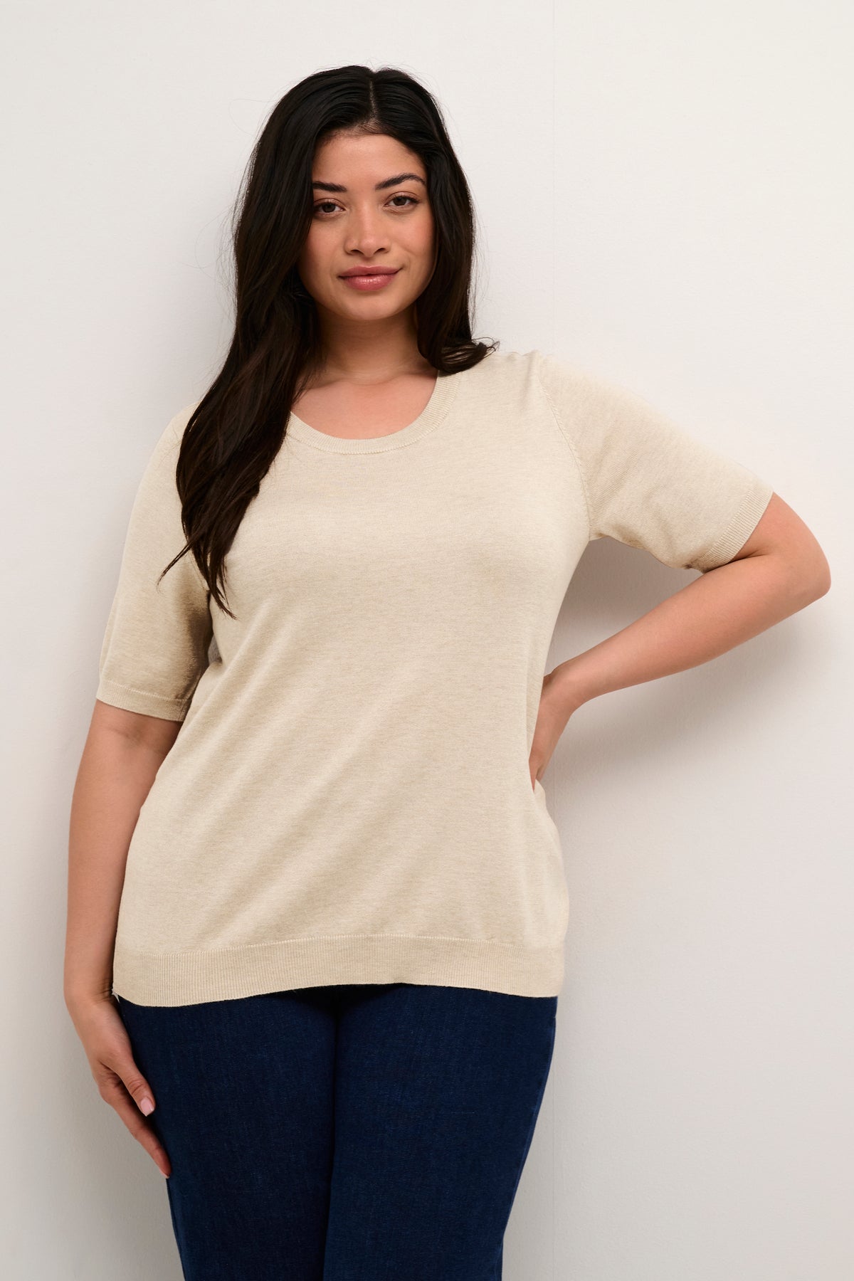 KCLIZZY KNIT PULL beige