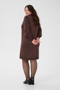KCREGITTA KNIT DRESS bruin