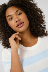 KCLIZZY SHIRT blauw/wit