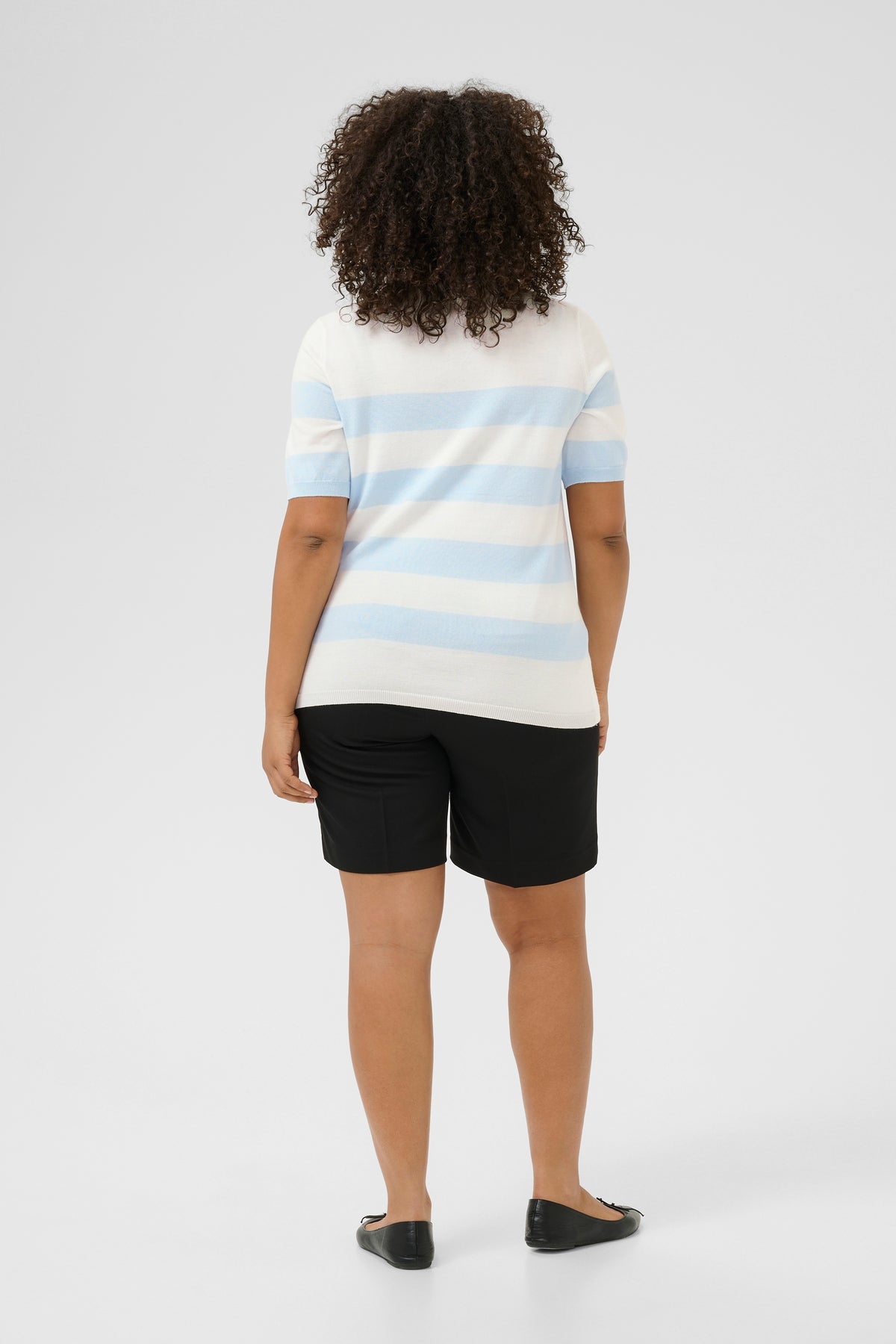 KCLIZZY SHIRT blauw/wit