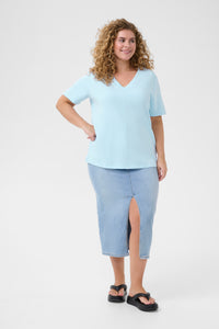 KCANNITA T-SHIRT Licht blauw