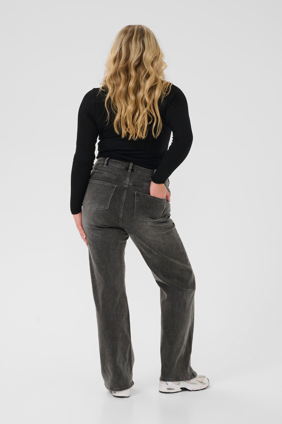 KCSINA HW FLARED JEANS grijs