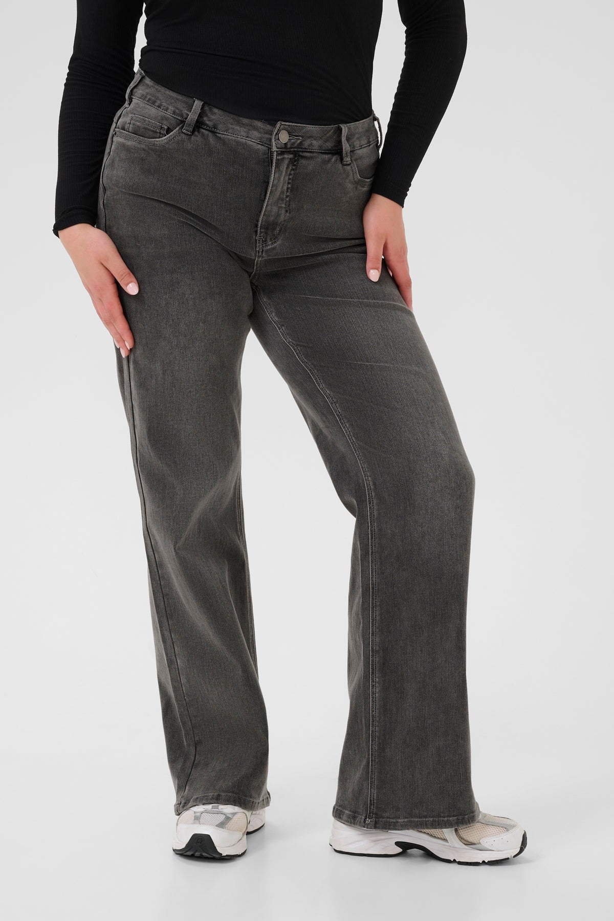 KCSINA HW FLARED JEANS grijs