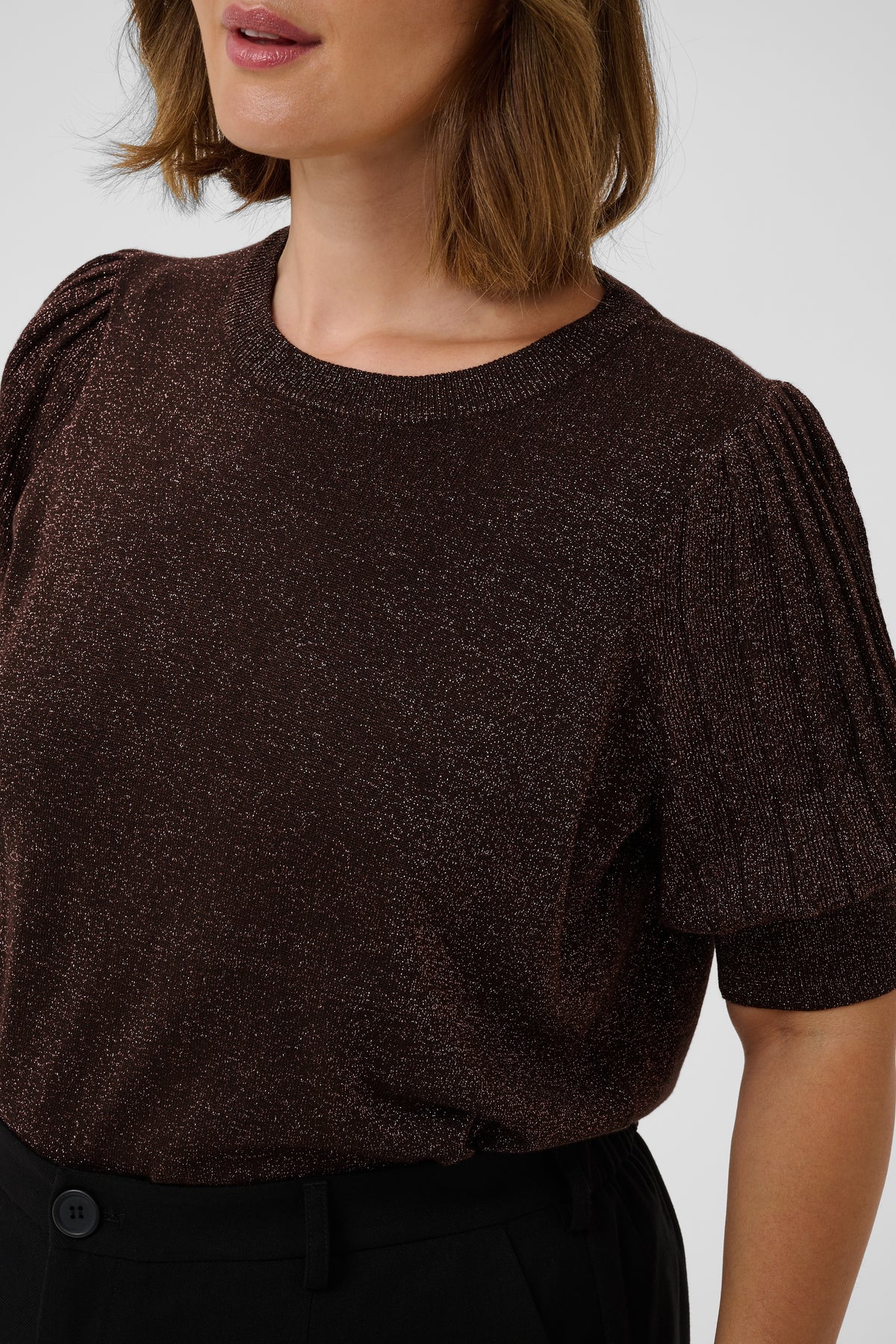 KCREGITTA GLITTER PULL bruin