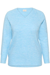 KCNIELA V-NECK PULL blauw