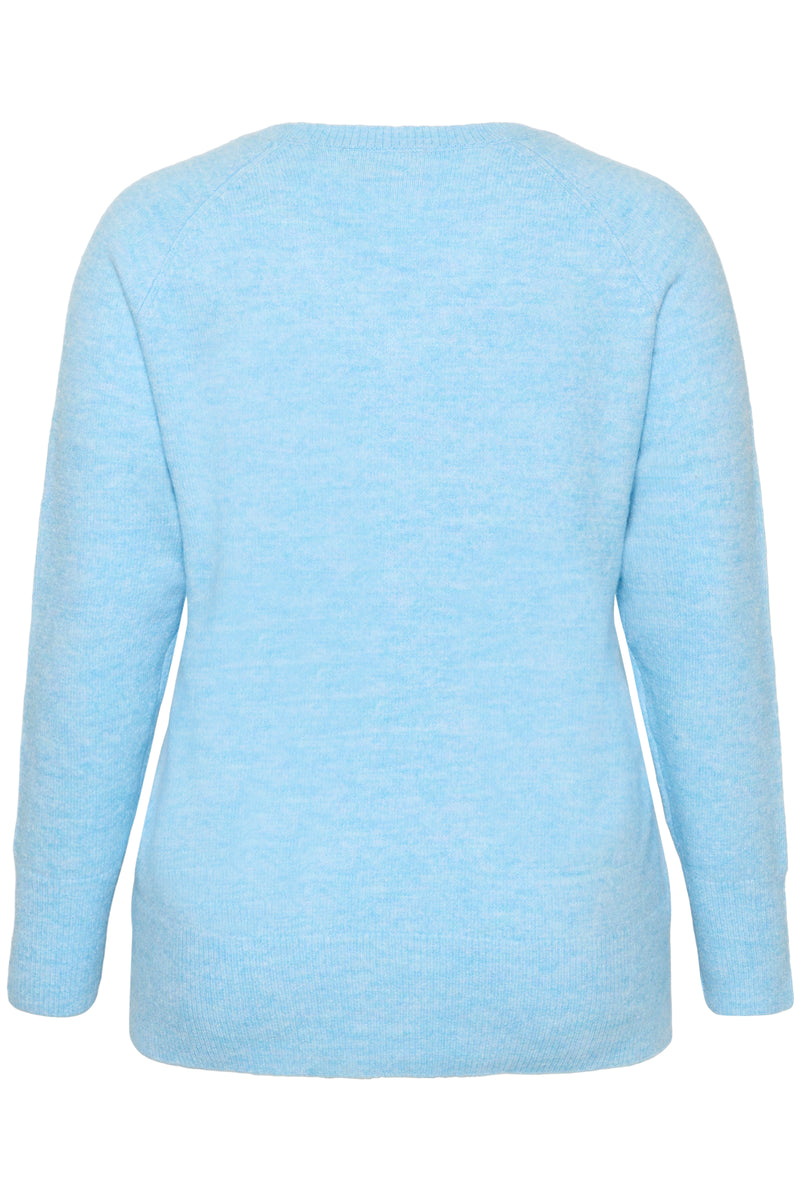 KCNIELA V-NECK PULL blauw