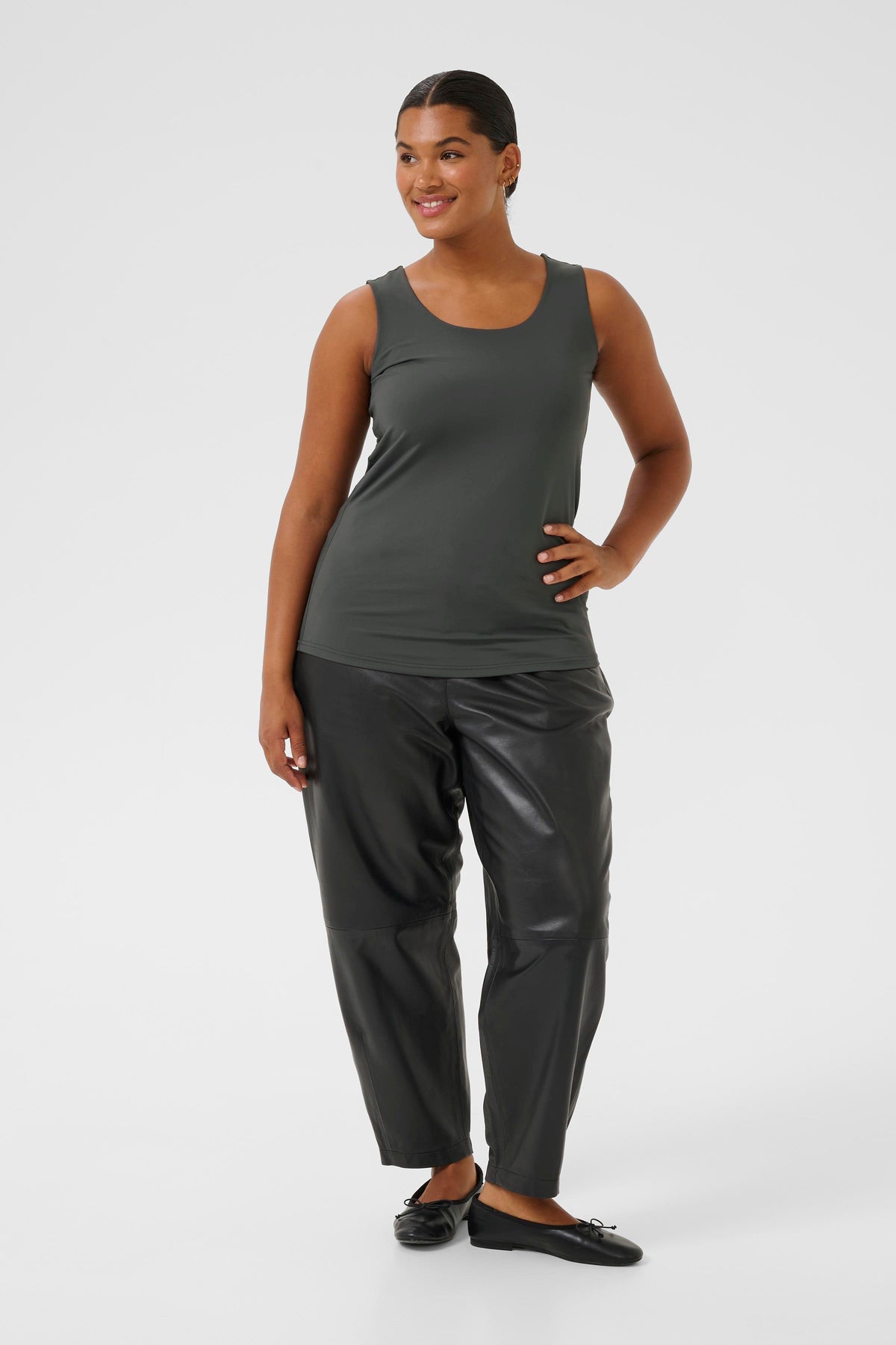 KCERINA JERSEY TOP zwart
