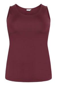 KCERINA JERSEY TOP bordeaux
