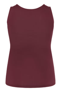 KCERINA JERSEY TOP bordeaux