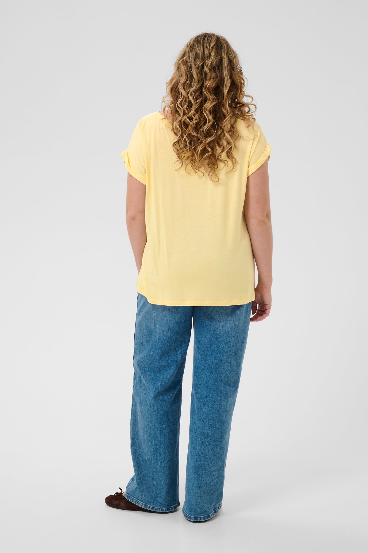 KCMILIA WING BLOUSE geel