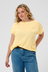KCMILIA WING BLOUSE geel