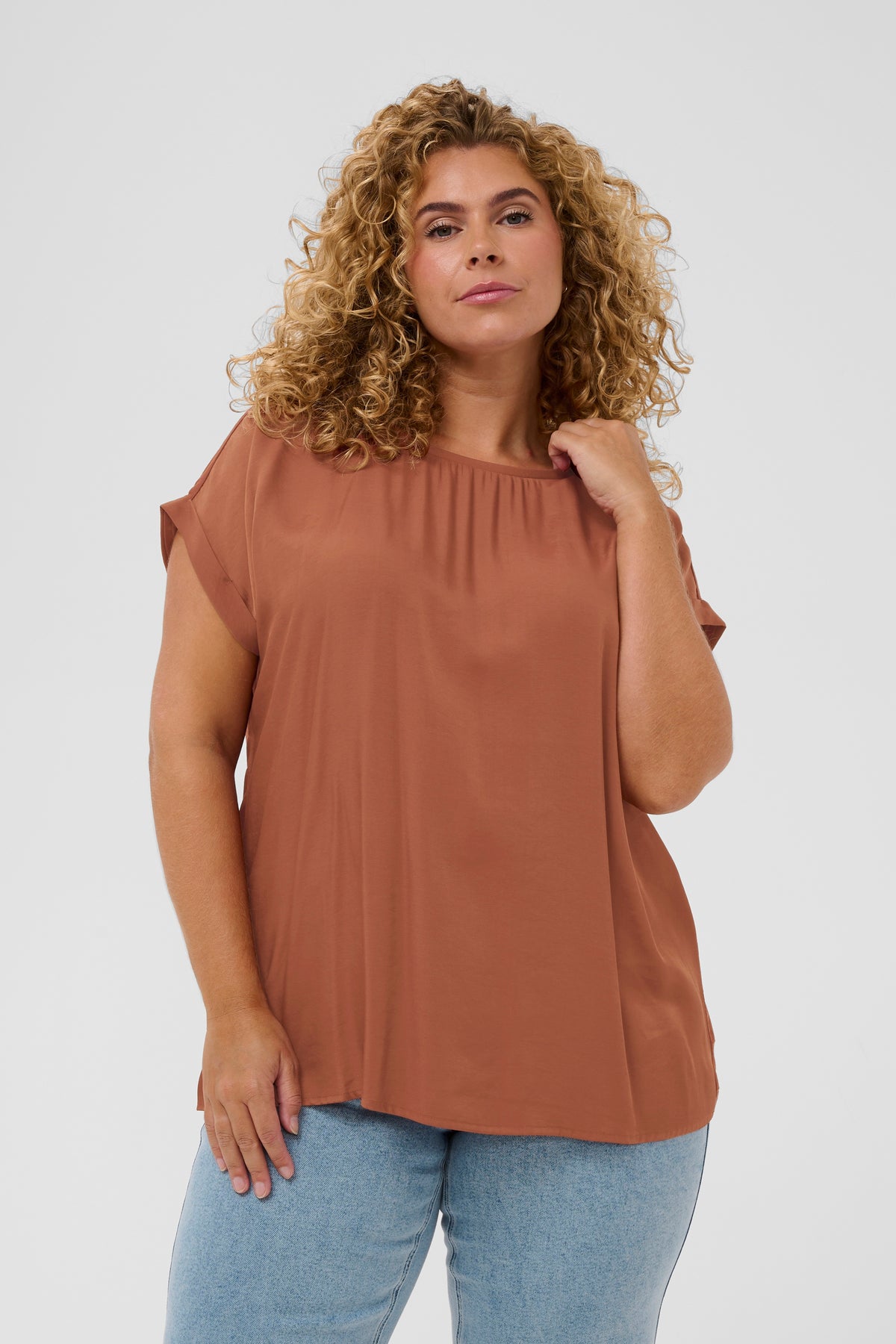 KCMILIA BLOUSE roest