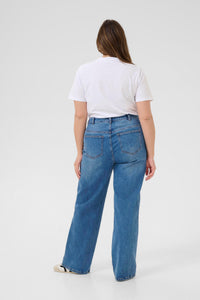 KCLEOANA WIDE LONG JEANS licht blauw