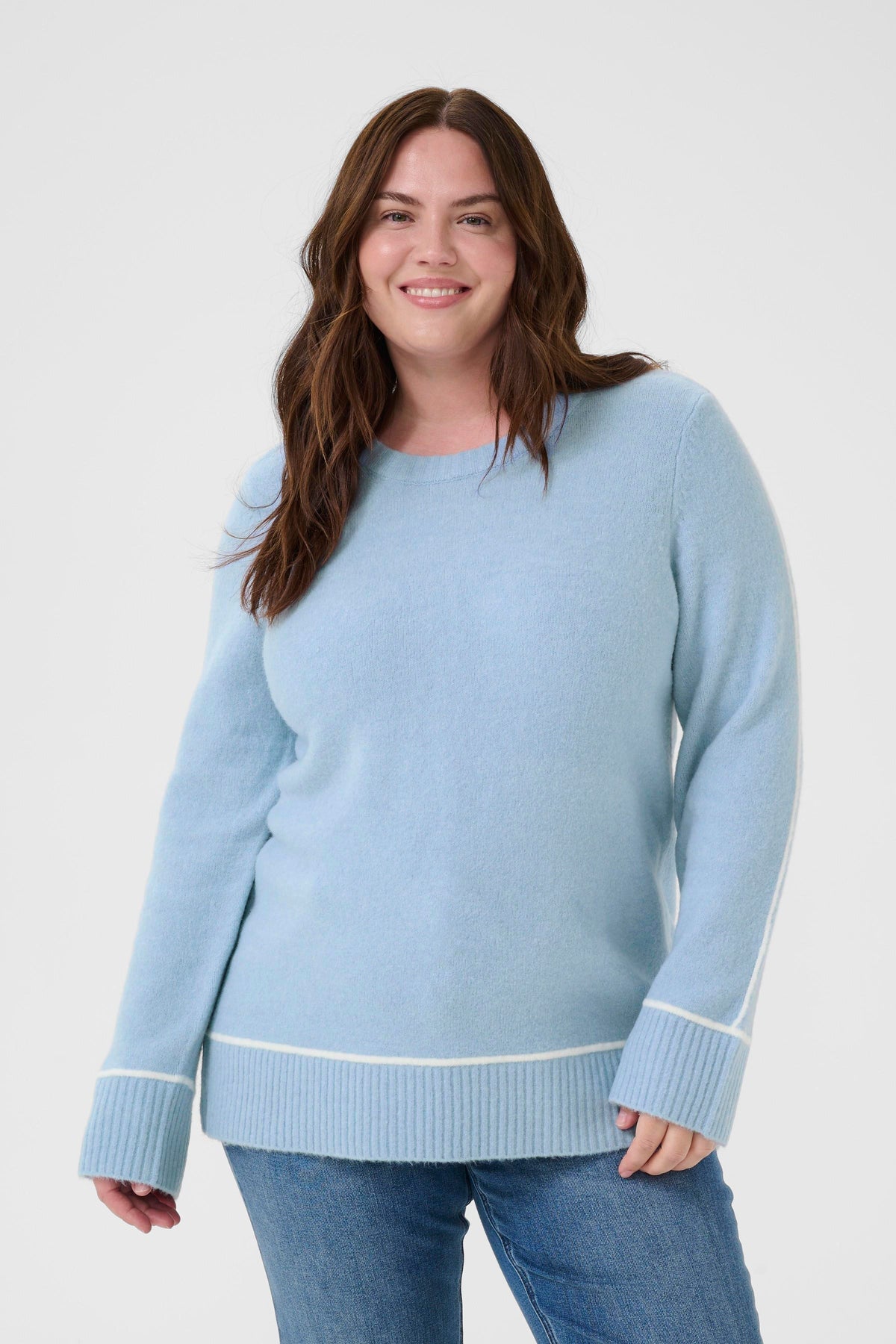 KCJINA KNIT PULL licht blauw