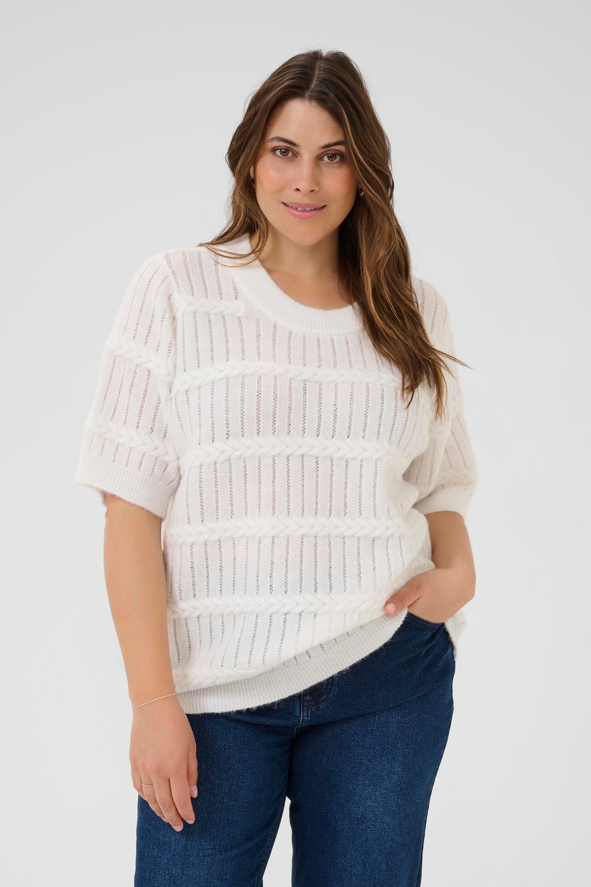 KCMINA PULLOVER wit