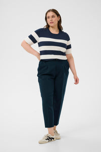KCHALLEY CROPPED PANTS navy
