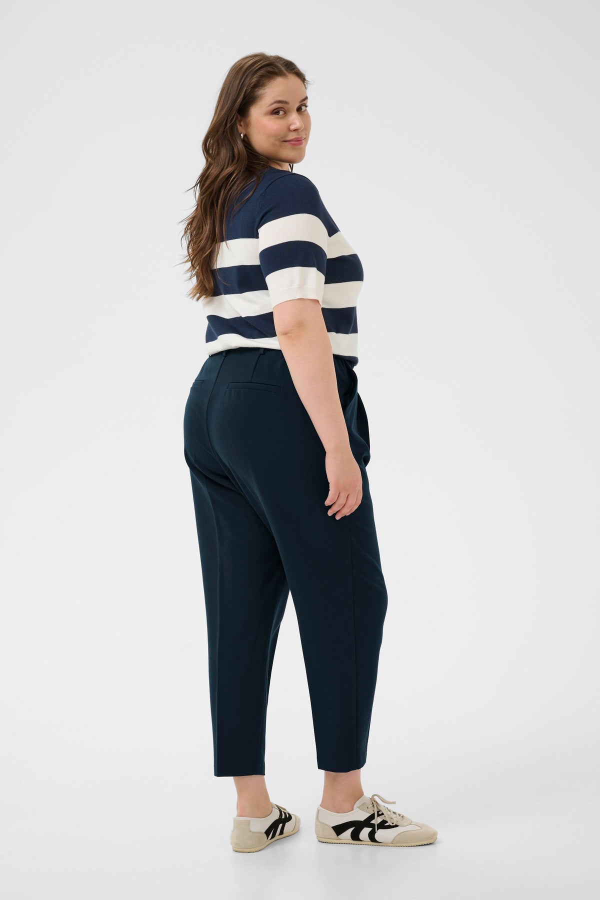 KCHALLEY CROPPED PANTS navy