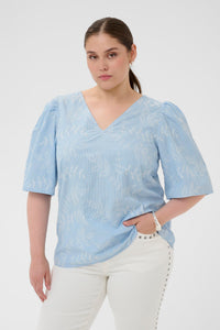 KCCARLEE BLOUSE blauw