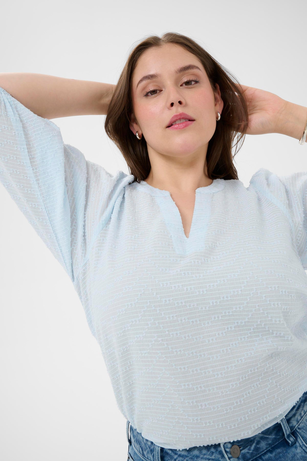 KCPENELOPIA BLOUSE blauw