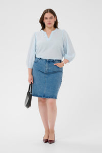 KCPENELOPIA BLOUSE blauw