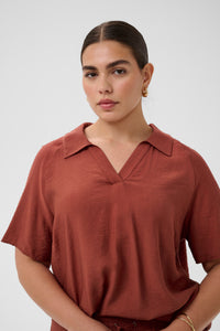 KCEMILIA BLOUSE roest