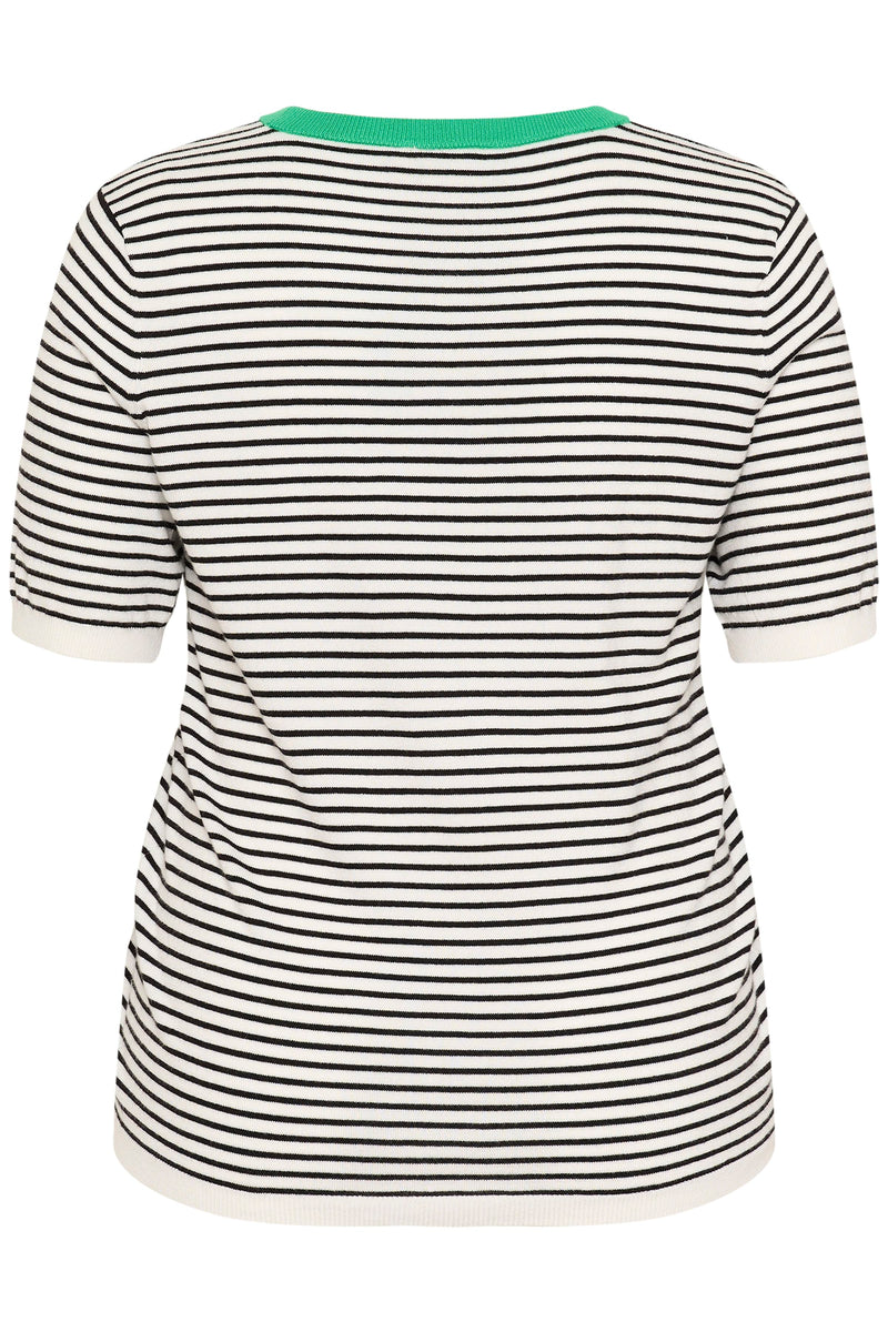 KCLIZZY KNIT ecru/zwart/groen