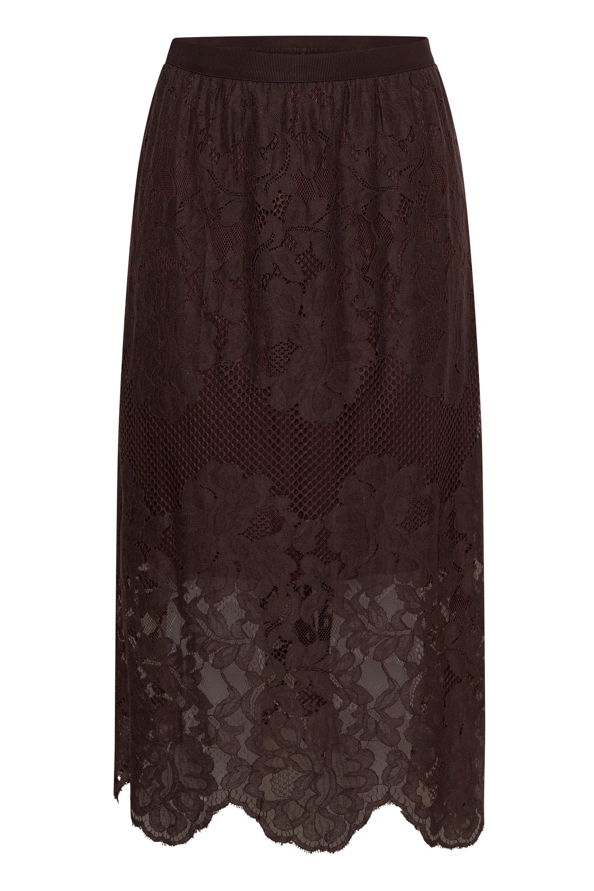 KCCARLEY LACE SKIRT bruin