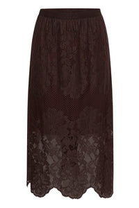 KCCARLEY LACE SKIRT bruin