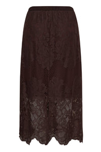 KCCARLEY LACE SKIRT bruin