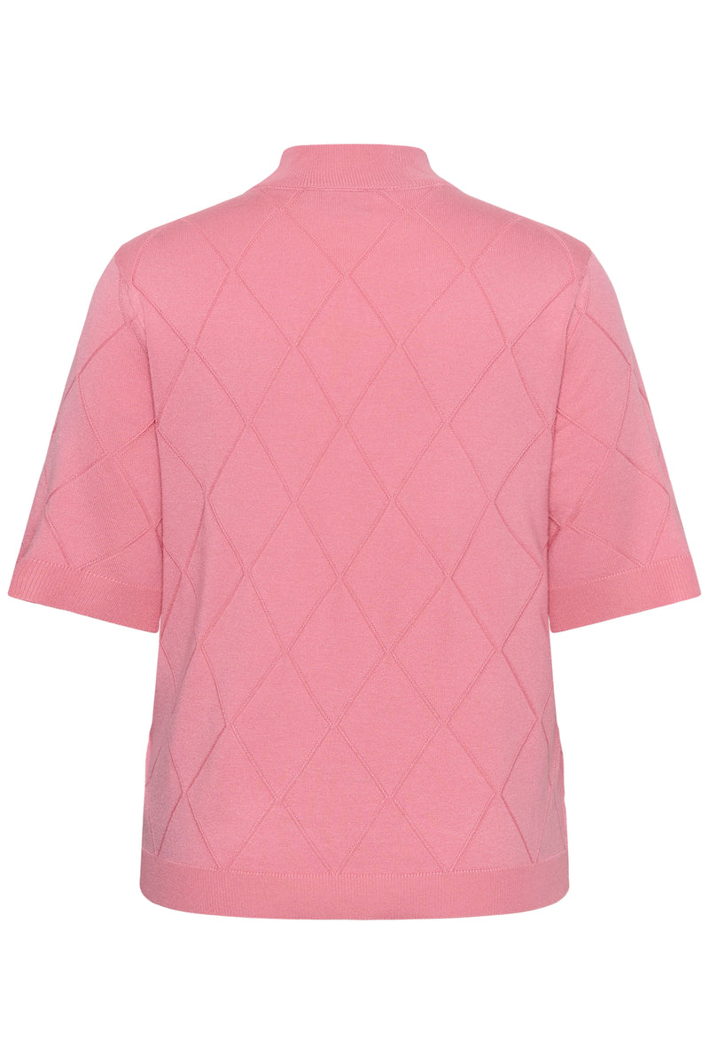KCLIZZY ARGYLE KNIT roze