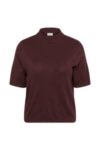KCLIZZY ARGYLE KNIT fudge