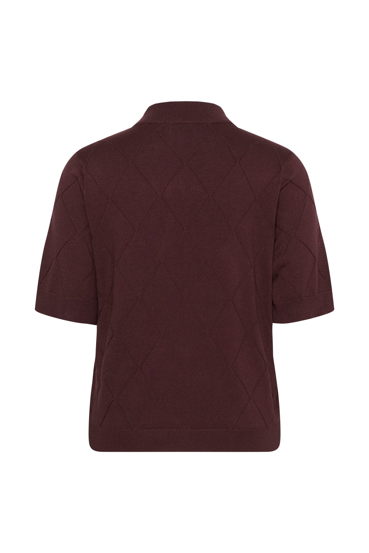 KCLIZZY ARGYLE KNIT fudge