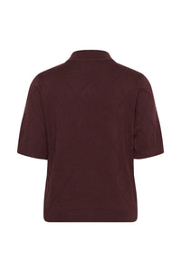 KCLIZZY ARGYLE KNIT fudge