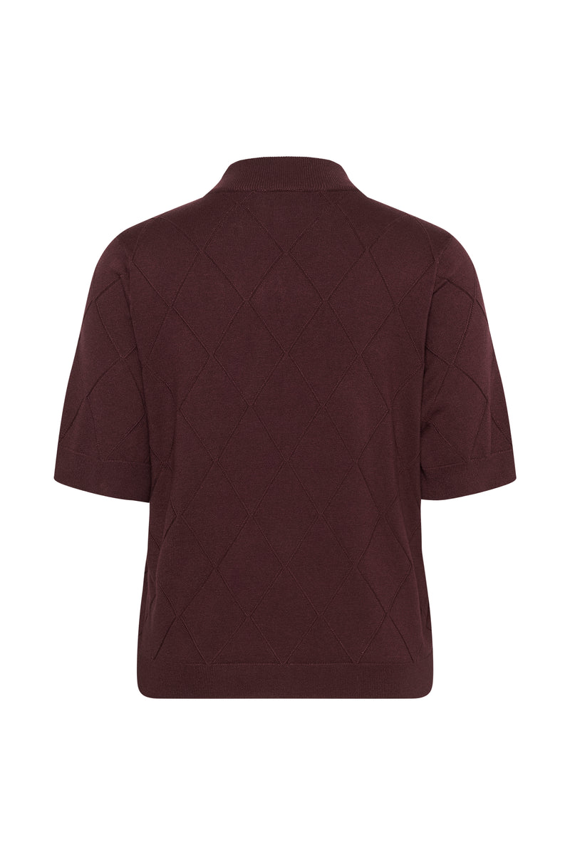 KCLIZZY ARGYLE KNIT fudge