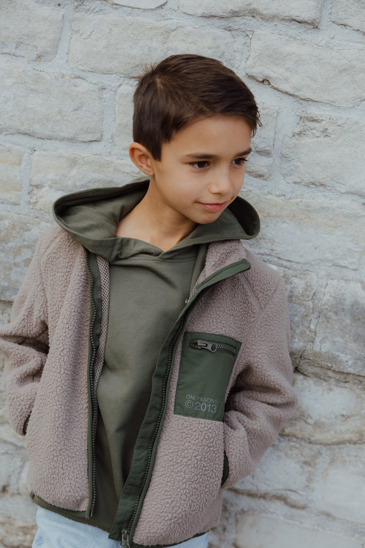 OSJDALLAS SHERPA JACKET groen