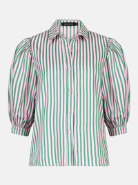 YD BLOUSE ANNIE roze/groen