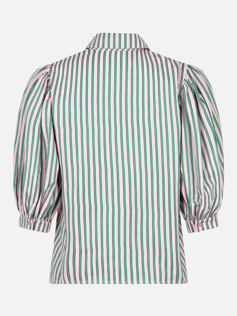 YD BLOUSE ANNIE roze/groen