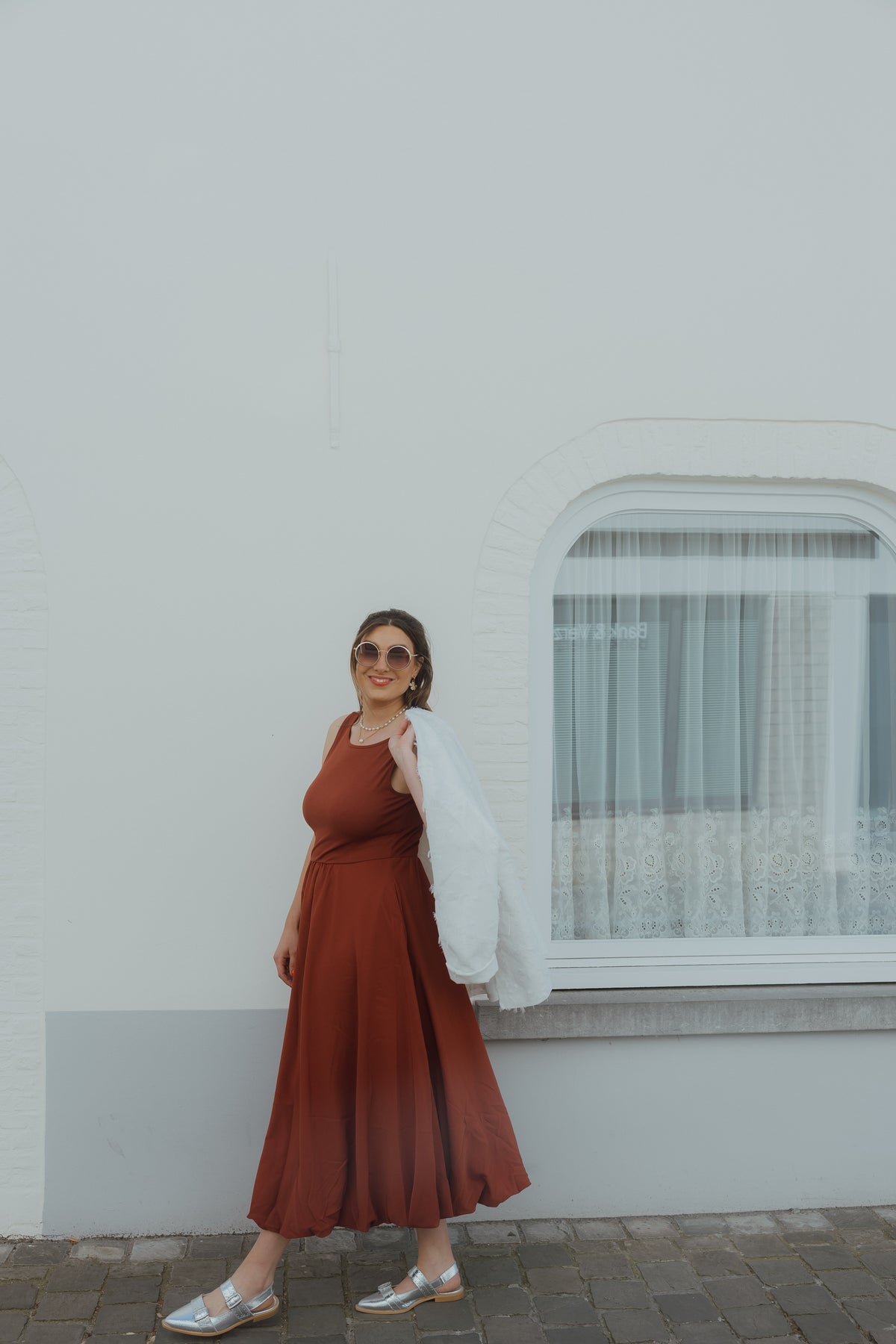 KAKIRSTEN DRESS roest